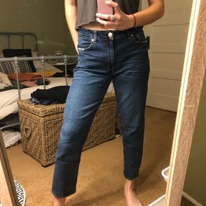 American Eagle Highwaisted Jeans, Size 8 Long